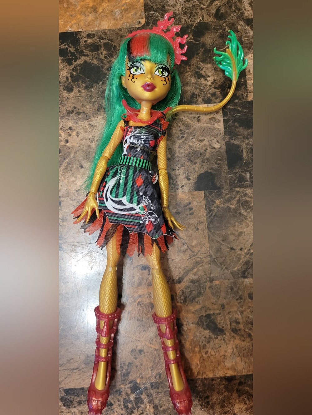 G1 Monster High Freak Du Chic Jinafire Long